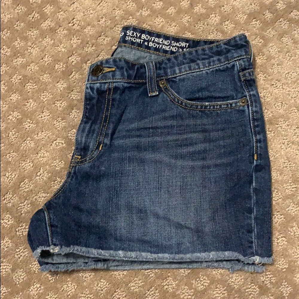 Cutoff Boyfriend Jean Shorts